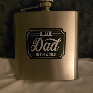 Best Dad in the World Flask
